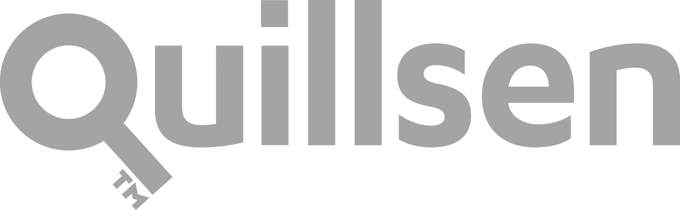 Quillsen Logo Name Grey